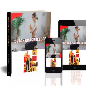 Imagem de capa para o Ebook DETOX EMAGRECEDOR