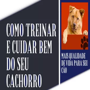 Imagem de capa para o Ebook COMO TREINAR E CUIDAR BEM DO SEU CACHORRO