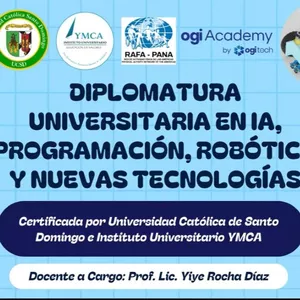 Imagen de portada para Curso online Diplomatura Universitaria en Inteligencia Artificial, Programación, Robótica y Nuevas Tecnologías 