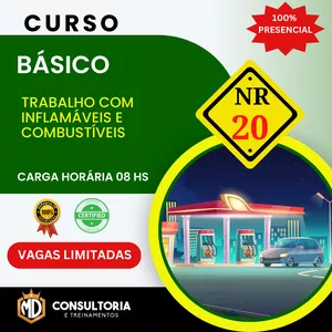 Imagem do curso Curso Básico - NR-20 Líquidos e Combustíveis Inflamáveis