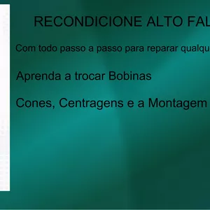 Imagem de capa para o Ebook Recondicione alto falantes