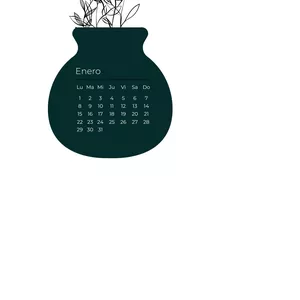 Imagen de portada para Curso online Calendario 2024 Florero