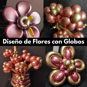 Imagen principal del producto Diseño de Flores con Globos