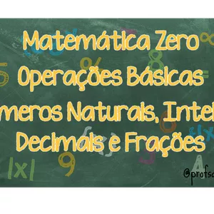 Imagem de capa para o Curso online Matemática Zero