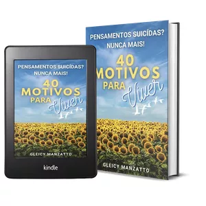 Imagem de capa para o Ebook LIVRO DIGITAL: 40 MOTIVOS PARA VIVER