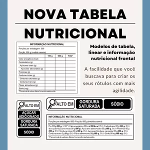 Imagem de capa para o Curso online Modelos editáveis da tabela nutricional nova legislação