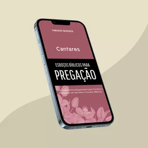 Imagem de capa para o Ebook Esboços Bíblicos Para Pregação - Cantares
