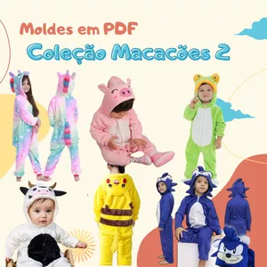 Imagem de capa para o Ebook Molde coleção Macacões 2 