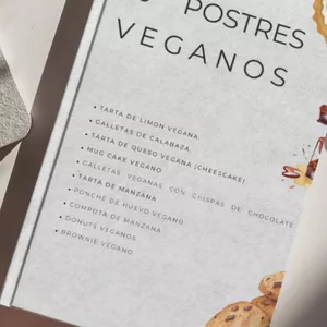 Imagen de portada para Ebook 10 recetas de postres veganos ¡Faciles y Ricos!