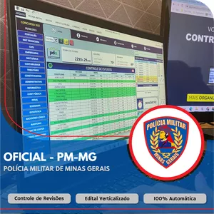 Imagem do curso Planilha do Aprovado - PM-MG - Oficial 