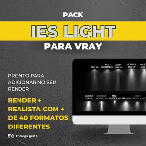 Imagem de capa para o Curso online PACOTE DE IES LIGHT PARA VRAY