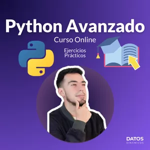 Imagen de portada para Curso online Aprende Programacion de nivel avanzado con Python