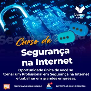 Imagem de Curso de Segurança na Internet criado por Venger Cursos na hotmart