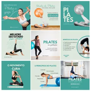 Imagem de capa para o Curso online Canva Pack Pilates