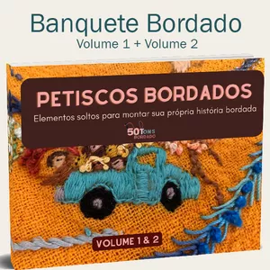 Imagem de capa para o Curso online Petiscos Bordados – O Banquete da Imaginação