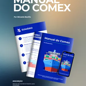 Imagem de capa para o Ebook Manual do Comex: Guia Prático para Iniciantes