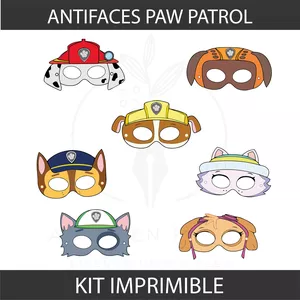 Imagen de portada para Curso online Kit Imprimible Antifaces Paw Patrol Antifaz Máscara Patrulla Canina