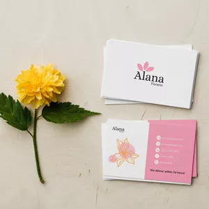 Cover image for Ebook Flower shop Business Card - Canva Template