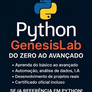 Imagem do curso Python GenesisLab – Do Zero ao Avançado 