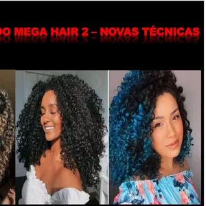 Imagem de capa para o Ebook Aprendendo Mega Hair 2 - Novas Técnicas 