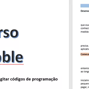 Imagem de capa para o Ebook Ebook do Curso de Bubble - programação sem código