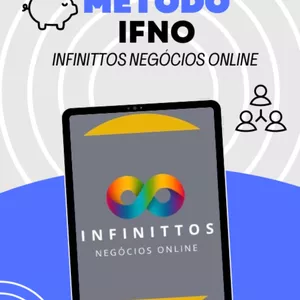 Imagem de capa para o Ebook E-Book Infinittos Negócios Online "Domine a Fina Arte do Mercado Digital na Internete" 