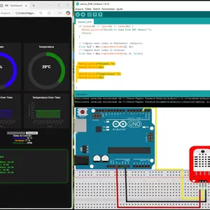 Imagem de capa para o Ebook Arduino com Dashboard comunicação serial