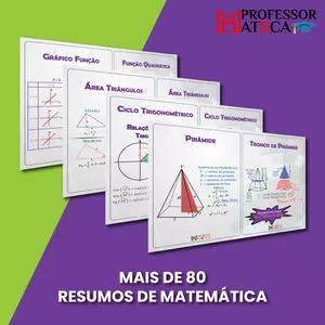 Imagem de capa para o Ebook Resumos de Matemática do Mateca