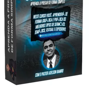 Imagem de capa para o Curso online Aprenda Pregar de Forma Simples