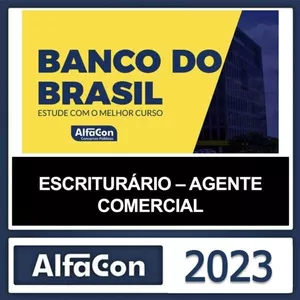 Imagem de capa para o Curso online Curso Escriturário Banco do Brasil  ALFACON 
