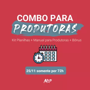Imagem de capa para o Curso online COMBO PARA PRODUTORAS 