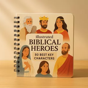 Cover image for Online course Illustrated Biblical Heroes: 50 Best Key Characters