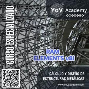Imagen de portada para Curso online Estructuras Metálicas con Ram Elements