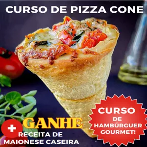 Imagem do curso Curso de Pizza Cone + Curso de Hambúrguer & Maionese Caseira