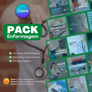  Pack Canva Para Enfermagem