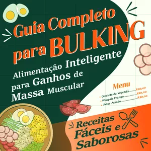 Imagem de capa para o Ebook Guia Completo para o Bulking
