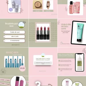 Imagem de capa para o Curso online Pack Canva Consultora de Beleza