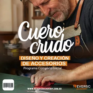 Imagem principal do produto CUERO CRUDO, DISEÑO Y CREACIÓN DE ACCESORIOS