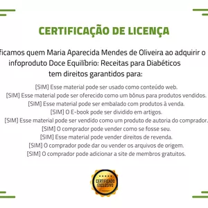 Imagem de capa para o Ebook Doce Equilíbrio: Receitas para Diabéticos