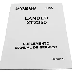 Imagem de capa para o Ebook MANUAL DE SERVICO XTZ 250 LANDER YAMAHA 