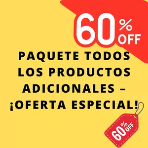 Imagen de portada para Ebook 🎁 PAQUETE TODOS LOS PRODUCTOS ADICIONALES – ¡OFERTA ESPECIAL!
