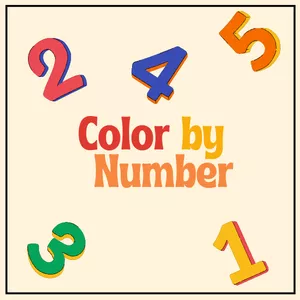 Cover image for Ebook "Color by Numbers: Fun and Learning"  //  "Coloreando con Números: Diversión y Aprendizaje"
