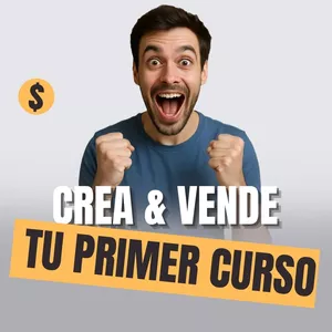 Imagen de portada para Curso online Crea &amp; vende tu primer curso 