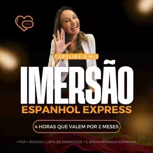 Imagem de capa para o Curso online Imersão Espanhol Express