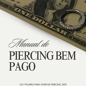 Imagem de capa para o Ebook Manual do Piercing Bem Pago
