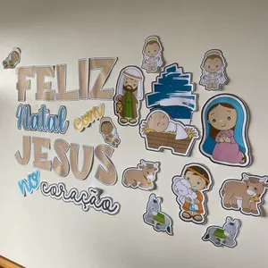 Imagem de capa para o Ebook Kit Painel Feliz Natal Cristão 1