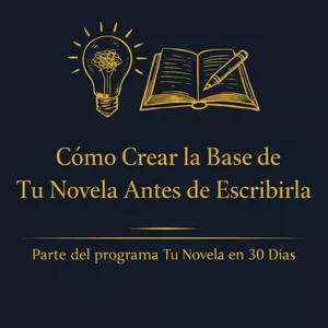 Imagen de portada para Curso online Cómo Crear la Base de Tu Novela Antes de Escribirla