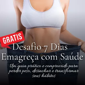 Imagem de capa para o Ebook Desafio 7 Dias -  Emagreça com Saúde
