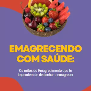 Imagem de capa para o Ebook Emagrecendo com Saúde