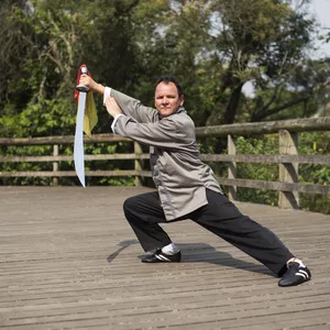 Imagem de capa para o Curso online Kung Fu Armas  - "Facão Shaolin Pi Gua"